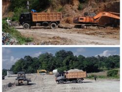 Proyek Jalan Tol Ruas Tebing Parapat Jadi Sarang Penampungan Galian C Ilegal dari Tanjung Pinggir Diduga Libatkan Oknum Badan Pengawas