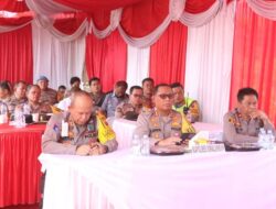 Kapolres Simalungun Ikuti Anev Operasi Ketupat Toba 2025 Secara Virtual Di Pos Pelayanan Tol Sinaksak